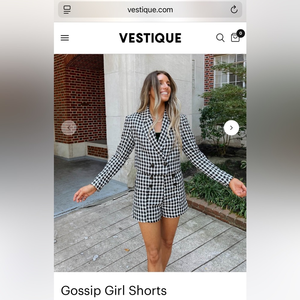 Vestique Gossip Girl Shorts